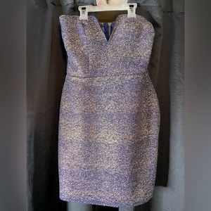 Golden cocktail dress